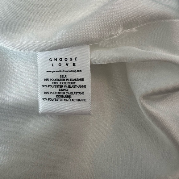 GENERATION LOVE Tanya Crepe Skirt White Side Slit Women Size 4 $265 MSRP NWT - Picture 16 of 16